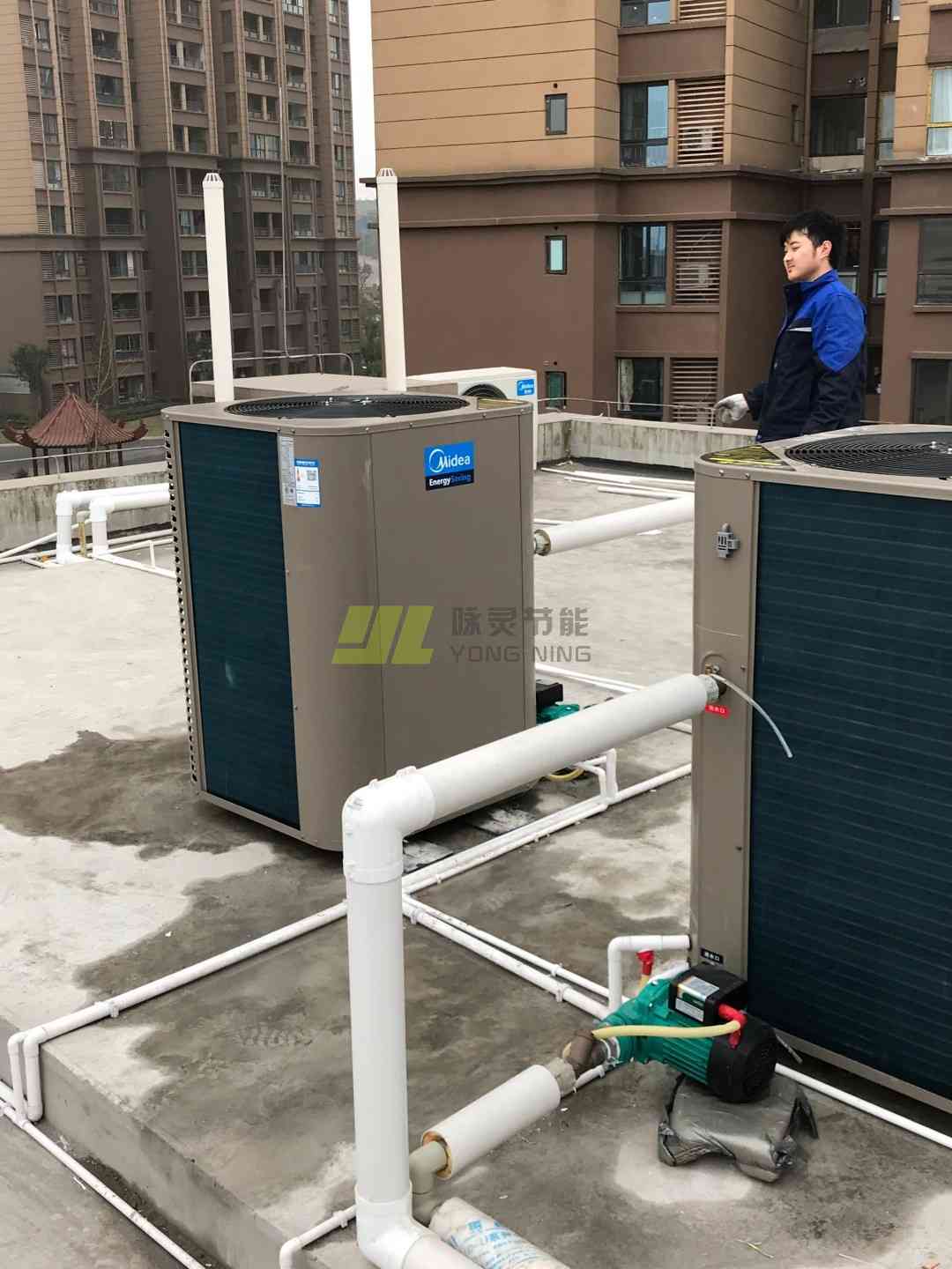 空气能热水器安装